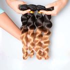 10» - ξανθή τρίχα 1B/27 κυμάτων 26» βραζιλιάνα Ombre Remy επεκτάσεων ανθρώπινα μαλλιών χαλαρή
