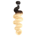 100% περουβιανό ξανθό χρώμα 1b/613 επεκτάσεων ανθρώπινα μαλλιών Ombre