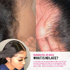 250% πυκνότητας 13x6 HD ευθέα ανθρώπινα μαλλιά κόκκαλων περουκών δαντελλών μετωπικά για τις μαύρες γυναίκες